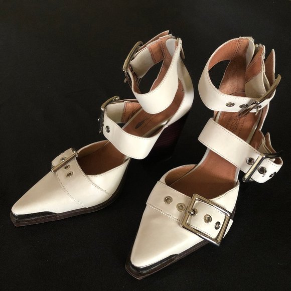 NWOT Free People Hendrix Heels Sz 7 - Picture 4 of 15